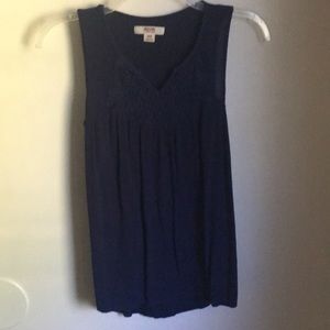 Dark blue tank top